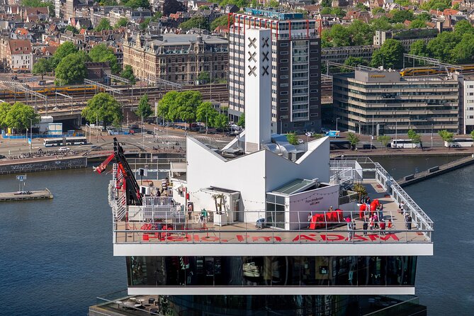 A'DAM LOOKOUT Entry Ticket with Food & Drink Options - Crossing the IJ to ADAM Tower