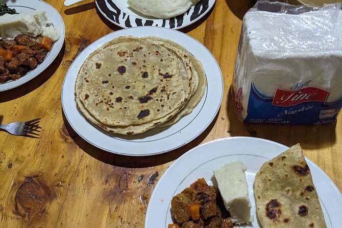 Arusha: Traditional Tanzania Cooking Class & Food Market Tour - Eating what you prepare