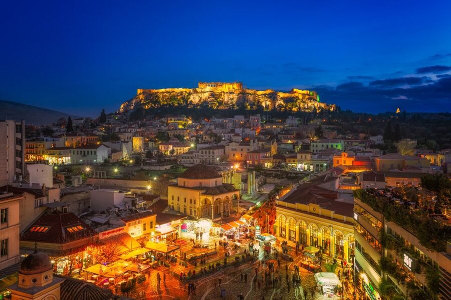 Athens: Evening Food Walking Tour - Meeting the group at Athinas 7