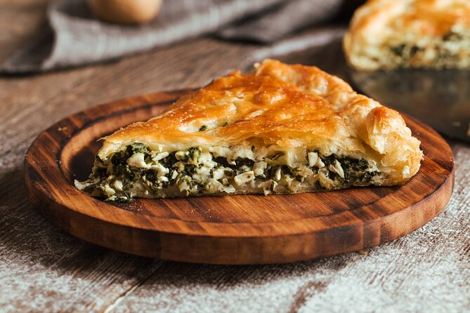 Athens Street Food Walk - Syntagma Square begins with Greek pies