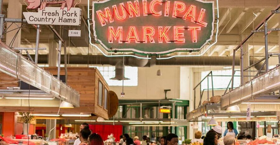 Atlanta: Historic Market Food Tour and Biscuit Cooking Class - Eight tastings that explain Southern cooking