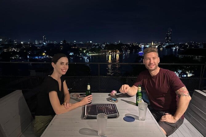 Bangkok Night Food Tour By Tuk Tuk - Chinatown after sunset