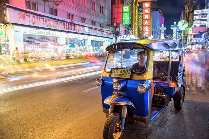 Bangkok Tuk-Tuk Tour by Night with Chinatown Street Food Meal - The Giant Swing and the old city by tuk-tuk