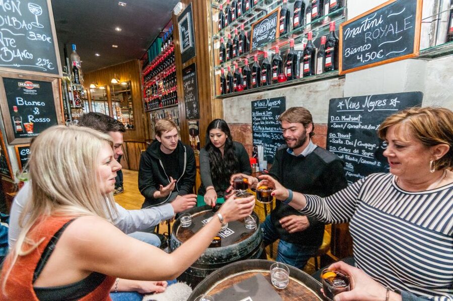Barcelona Gourmet Food & Wine Tour with Local Expert - Stop two: comfort food, music, and a local bar mood