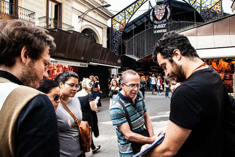 Barcelona: Markets Tour With Food and Wine Tasting Upgrade - Meeting outside Dunkin’ Donuts