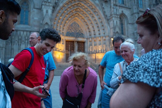 Barcelona Old Town Tapas Tour: Vermouth, Bites & Hidden Gems - Pont del Bisbe and the legends above the street