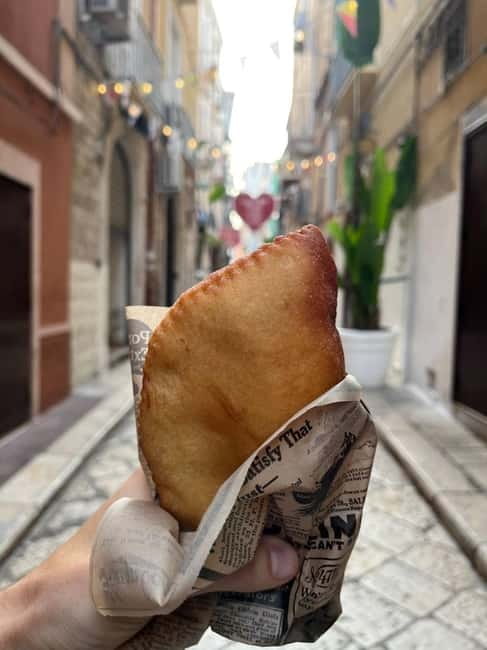 Bari: The Ultimate Street Food Tour with a Local - Focaccia barese, the first serious bite