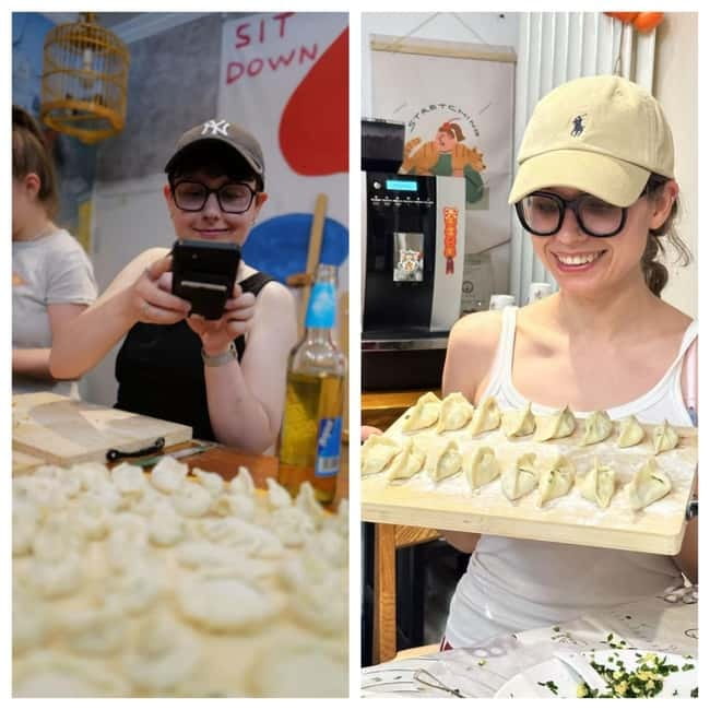 Beijing: Dumpling Making Workshop with Meal and Tea - Rolling dough and learning the folding tricks