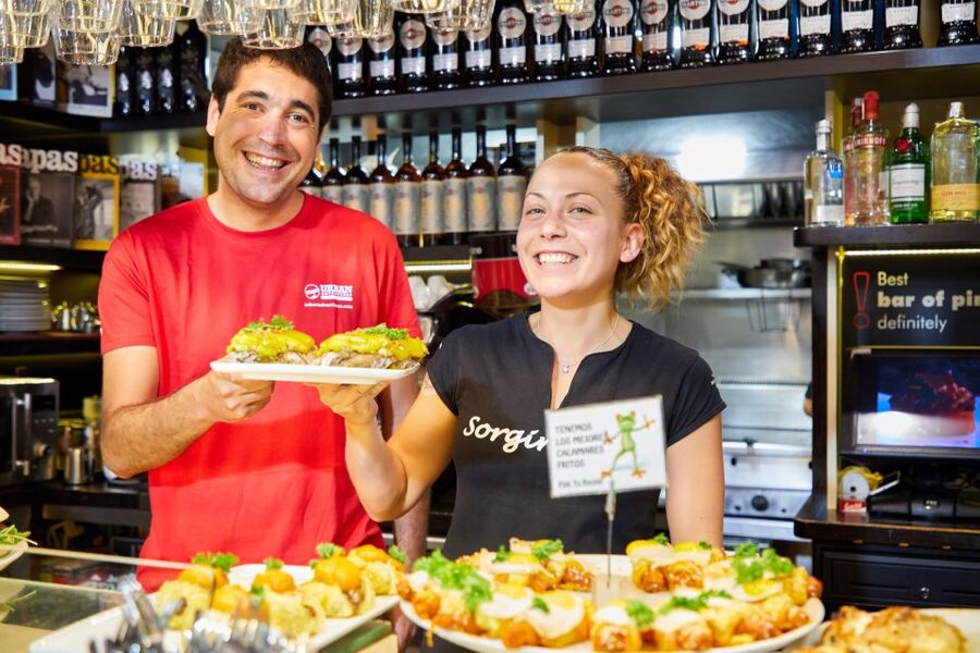 Bilbao: Exclusive Food & Wine Tasting Tour with Local Guide - Six pintxos that function as dinner