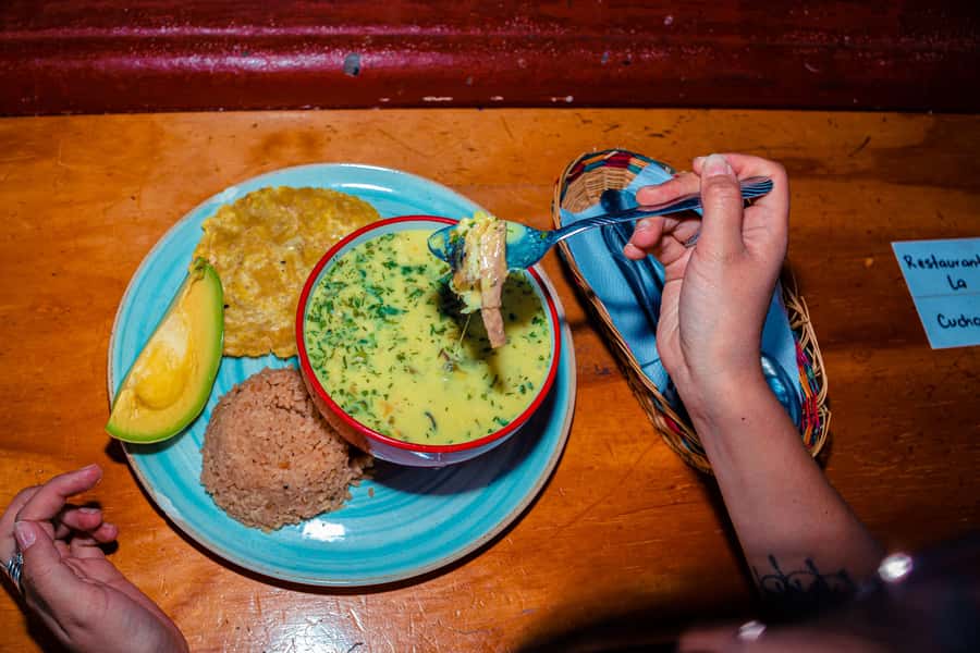 Bogota Food Tour with over 12 Tastings & Tejo - Lechona in a Small Local Eatery