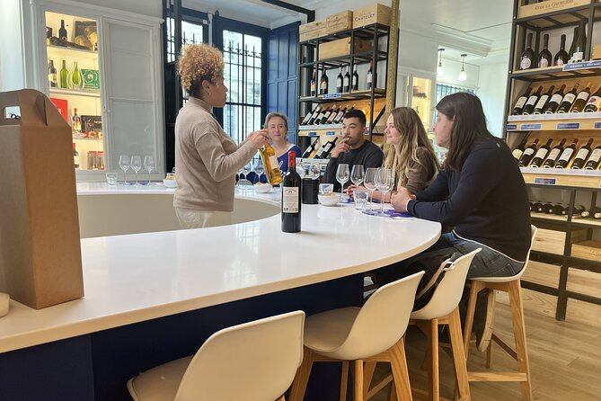 Bordeaux wines tasting workshop including Food & Wine pairings - Sturgeon and caviar rillettes with the first pairing