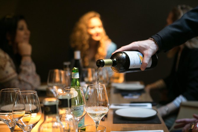 Born to Eat: Gourmet Tapas & Wine Small Group Tour in Old Barcelona - Mercat del Born and the city below the market