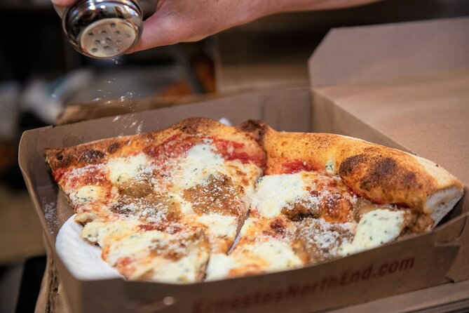 Boston Pizza Lovers Food and History Walking Food Tour - Views toward the USS Constitution and Bunker Hill