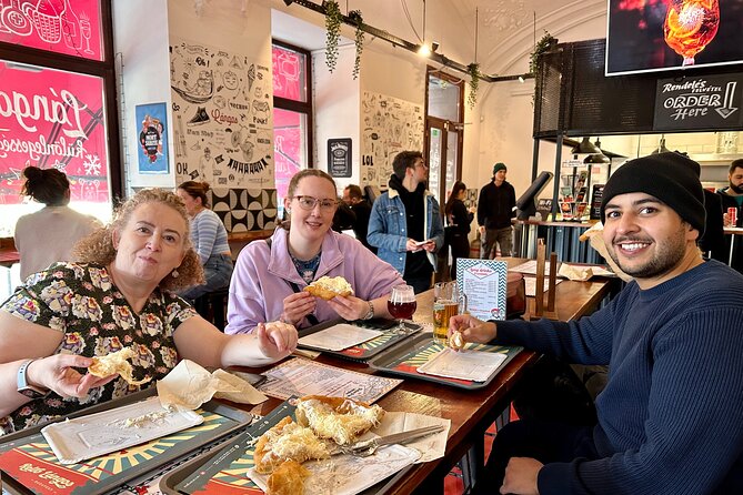 Budapest Street Food Tour with Local Snacks, Dessert and Beer - Starting with langos and a local beer