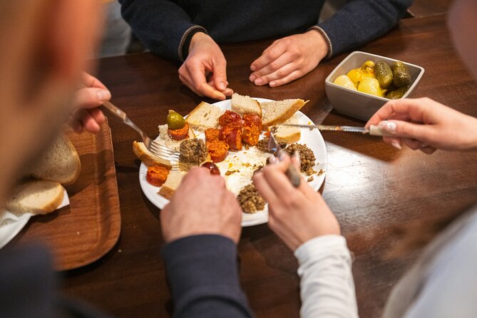 Budapest Tipsy Food Tour with Wines, Small Group & Local Guide - The warm surprise and Hungarian spirits