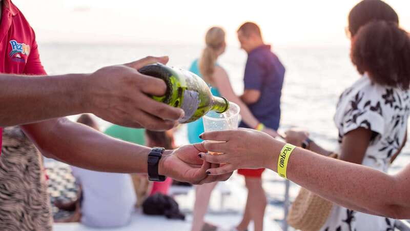 Cabo San Lucas: 2 Hour Sunset Cruise with Food and Wine - Appetizers, wine, and what counts as dinner