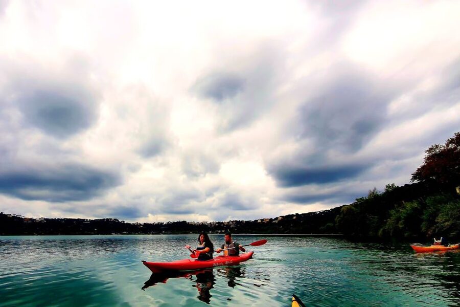 Castel Gandolfo: Kayak Food and Wine Tour - The Pope’s Trampoline and the quiet-water section