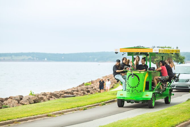Charlottetown waterfront SOLAR PartyBike food & drink experience! - Quick takeaways for your Charlottetown ride