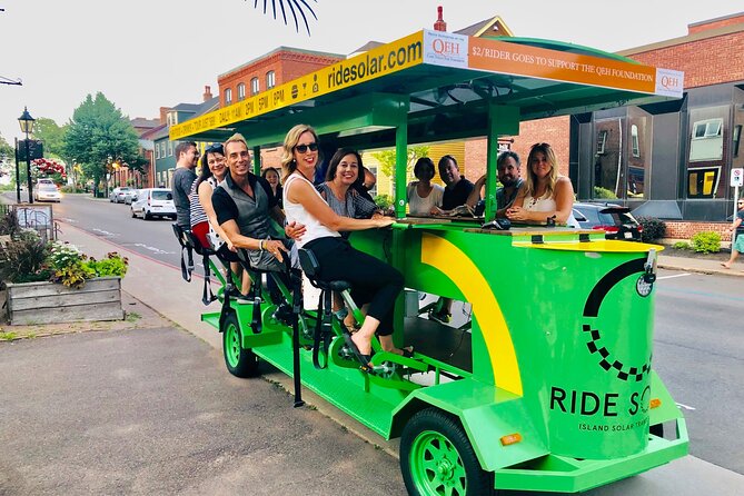 Charlottetown waterfront SOLAR PartyBike food & drink experience! - Is $59.33 a fair price?