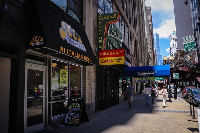 Chicago Loop District Food Tour with Deep Dish & Beef Sandwich - Willis Tower and the Chicago skyline