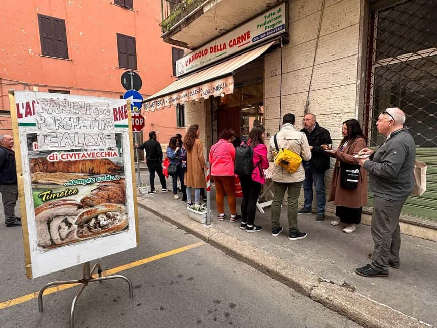 Civitavecchia: Historical and Culinary Walking Tour - The final tasting: wine, regional food, and a generous finish