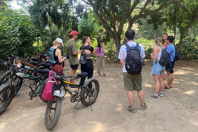 Coffee and Gastronomic Bike Tour in Antigua - Riding out of Antigua on a fat-tire bike