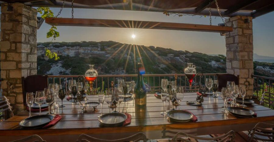 Crete: Unique Wine & Food Experience Inside a Cretan Gorge - The Greek wine tasting, from local bottles to Cretan spirits