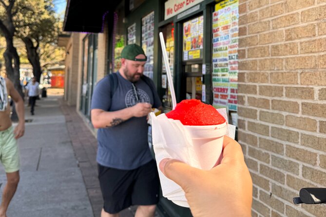 Devour Downtown Austin Walking Food Tour - P. Terry’s keeps lunch casual