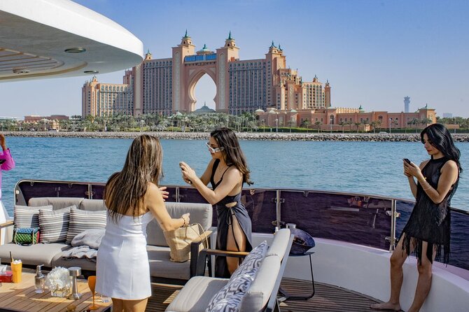 Dubai Harbour Super Yacht Experience with gourmet & Drinks - The swimming stop can shape your whole outing