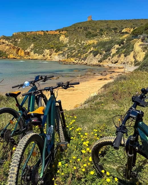 E-Bike: Adventure to the Scala dei Turchi, Sicilian Villages, and a food experience - Beaches, Capo Rossello, and the old lighthouse