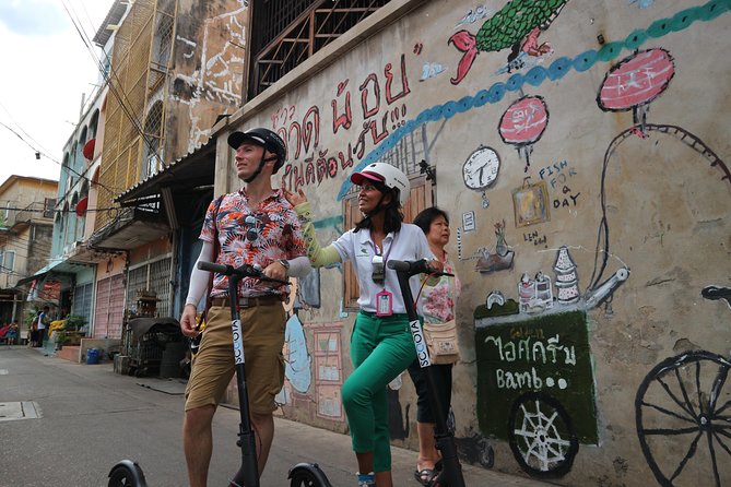 Explore Bangkok by E-Scooter & Try Street Food - From Wat Tha Phra to the flute makers’ village