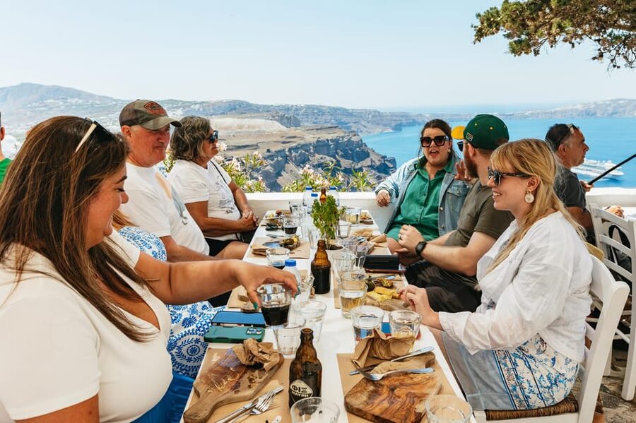 Fira: Guided Foodie Walking Tour with Tastings - Key points at a glance