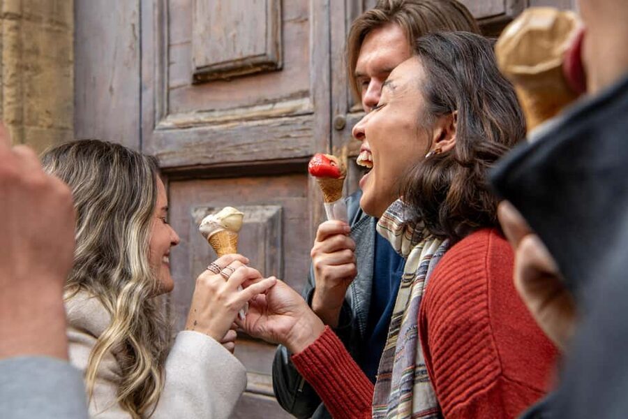 Florence: Flavours of Tuscany Food Tour - Ending toward Santa Croce