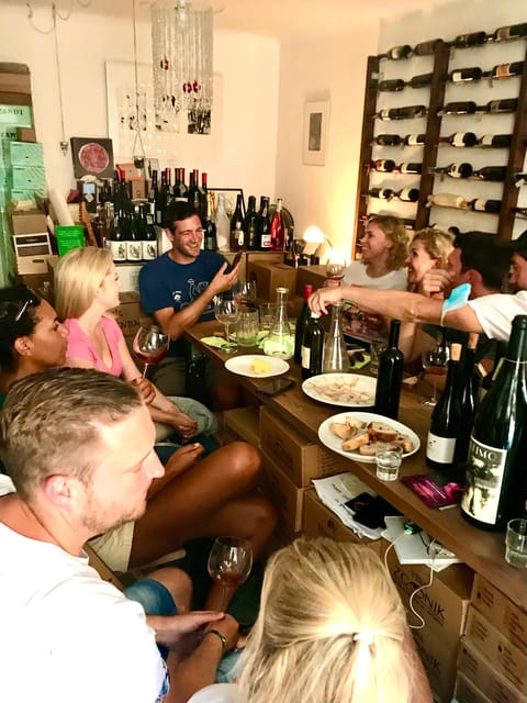 Food & Wine tour with a Sommelier - Four or more stops, with Slovenian wine at each one