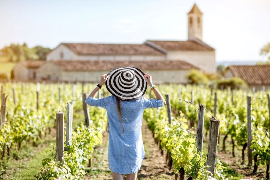 From Bordeaux: Full-Day St Emilion Wine Tasting Tour - First château: start with the wine country