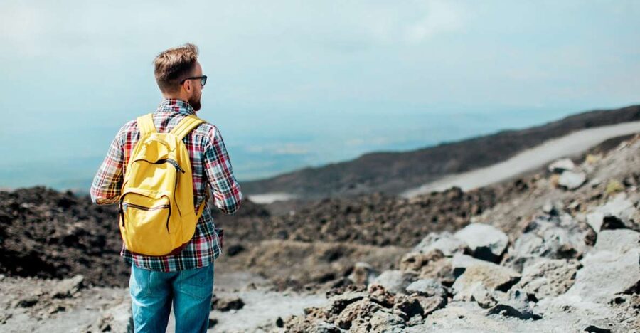 From Catania: trek on Mount Etna, Lava Cave & tasting Tour - Walking among Etna’s inactive craters