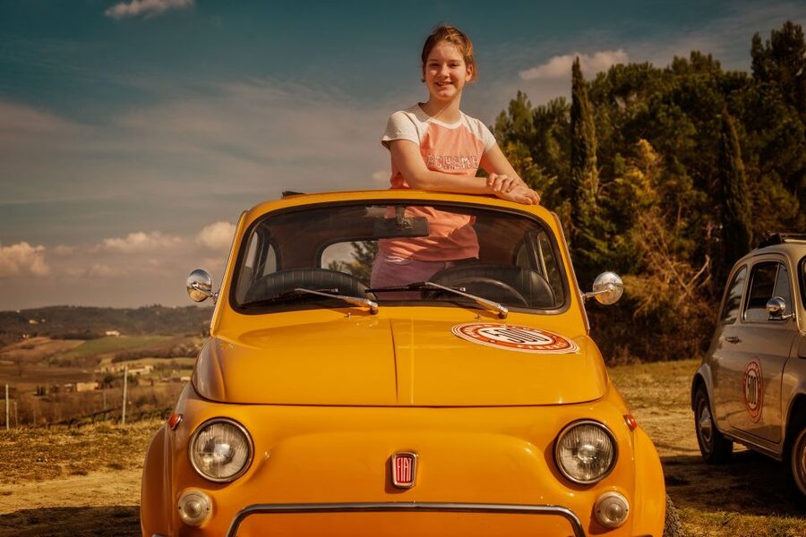 From Florence: Sunset Wine Tasting Tour in Vintage Car - The 30-minute briefing and first drive