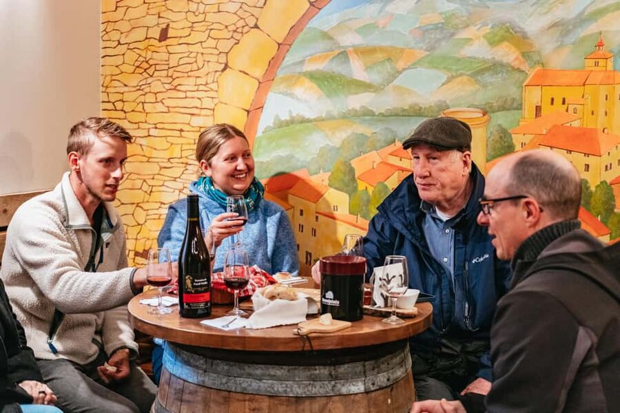 From Lyon: Golden Stones Beaujolais Wine Tasting Tour - The first glass comes with a view