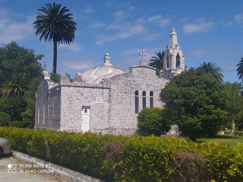 From Santiago: Rías Baixas Galicia Seafood & Wine Day Tour - La Lanzada Beach and stories from the tenth century