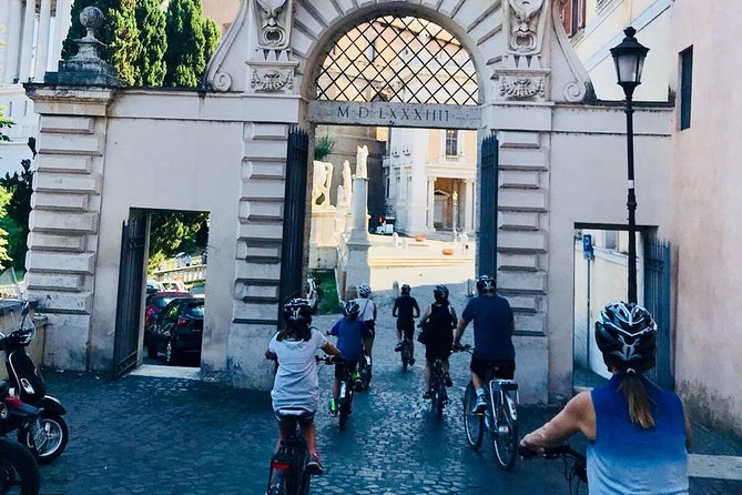 Gems of Rome: Small Group E-Bike Tour with Street Food stops - Palatine Hill and Circus Maximus from the road