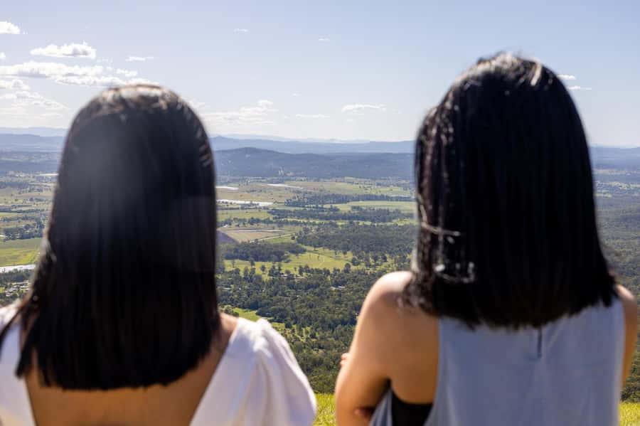 Gold Coast: Premium Wine Tour with Gourmet Lunch - Scenic stops and mountain shopping