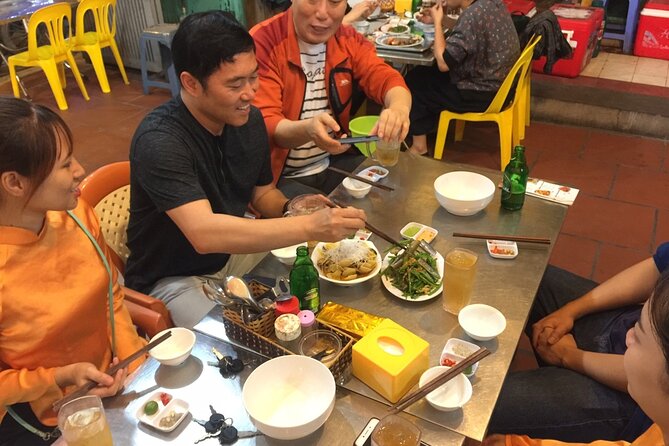 Hanoi Motorbike Tour Led By Women: Hanoi Motorbike Food Tours - Long Bien Bridge and the first taste of Hanoi