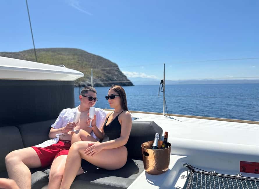 Heraklion Luxury Sailing Catamaran Dia Island | Gourmet Menu - Who will enjoy this cruise most?