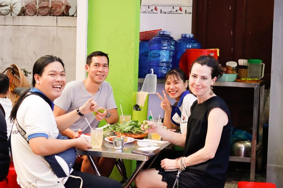 Ho Chi Minh City: Private Street Food Motorbike Tour - District 5 adds coconut ice cream and a sweet break