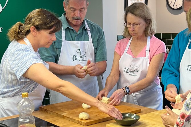 Hungarian Langos Making Class: The No. 1 Street Food in Hungary - Building the toppings and tasting the results
