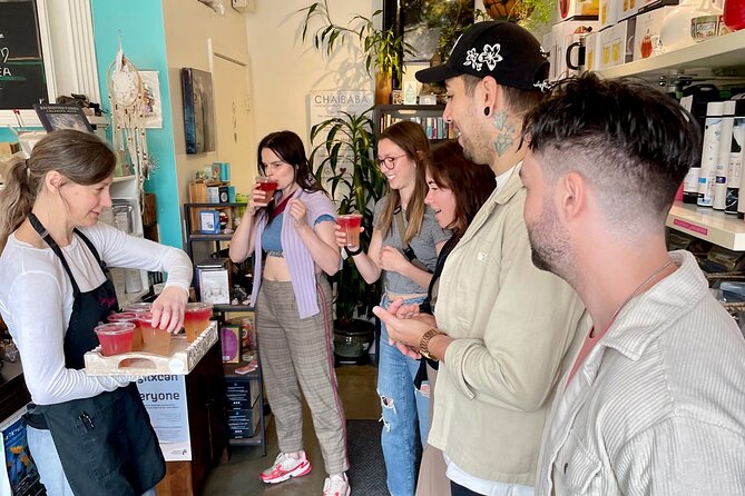 Kelowna: #1 Rated Walking Food Tour with 7 Tastings and 4 Drinks - Tea, bakery treats, and the Cultural District