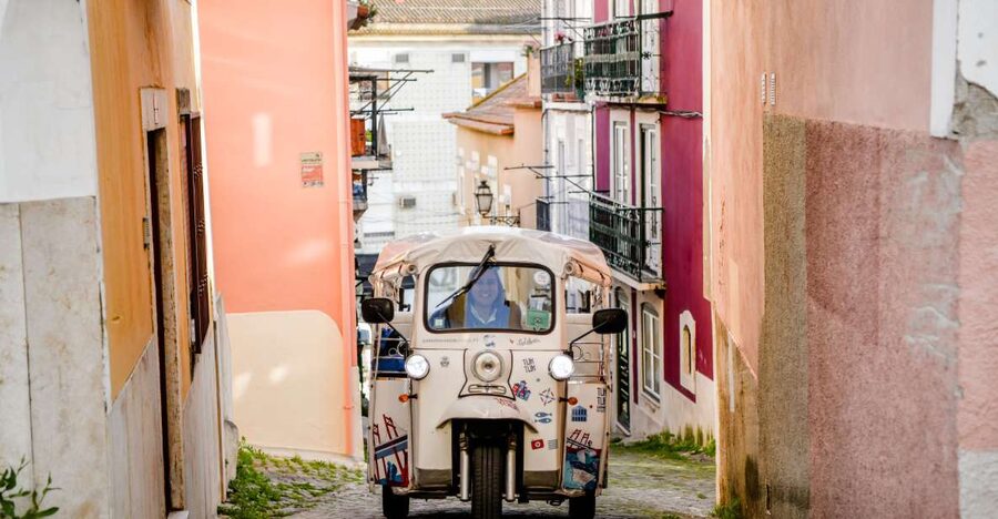 Lisbon: Private Food & Wine City Tour by Eco Tuk Tuk - Key points at a glance
