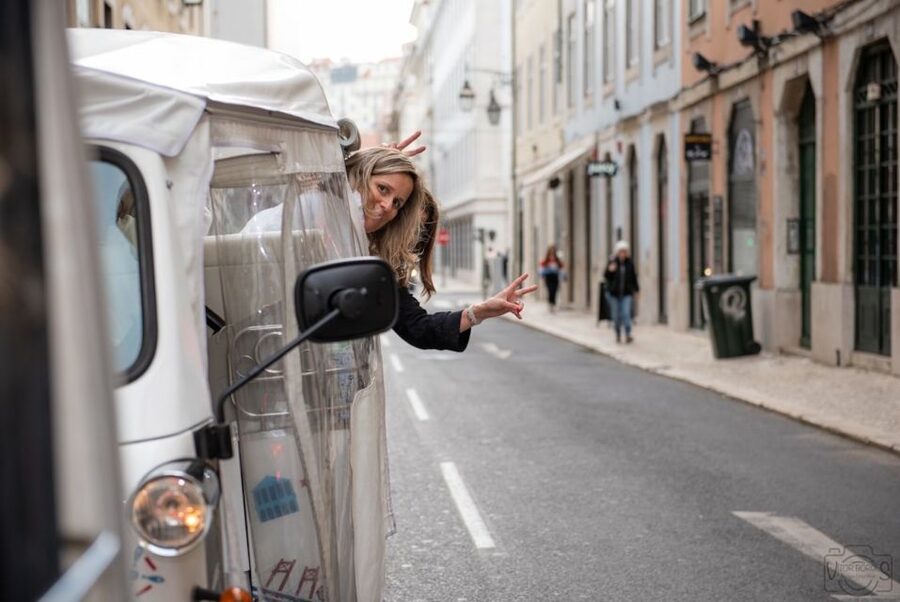 Lisbon: Private Food & Wine City Tour by Eco Tuk Tuk - Tasting codfish cakes, pastries, cheese, and wine