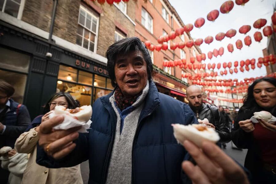 London's Best Bites: Soho & Chinatown Food Walking Tour - Mediterranean Cafe: a platter built for sharing