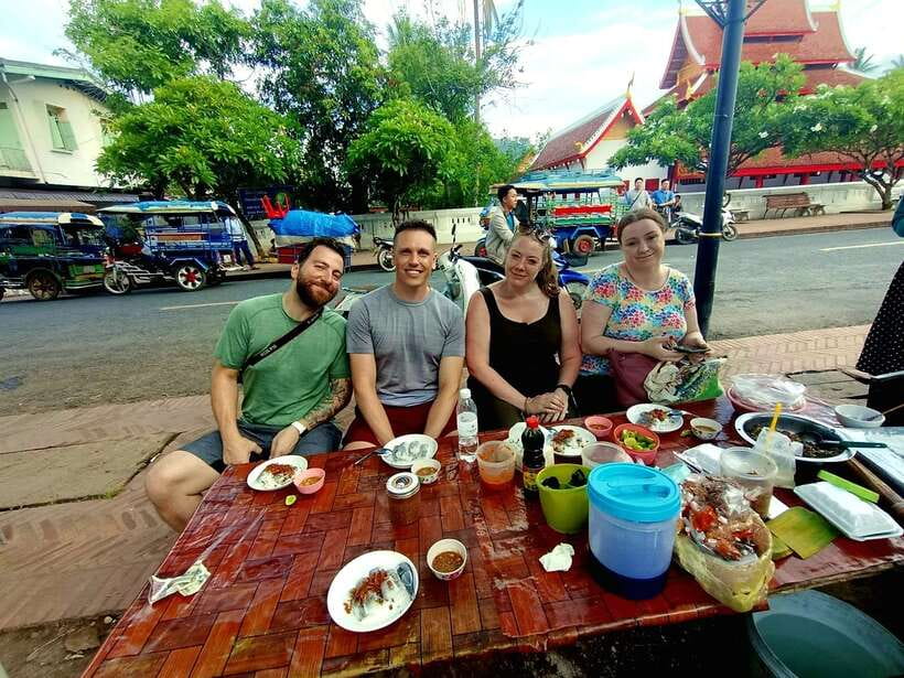 Luang Prabang: Foodie Walking Tour & Monk Blessing - Key points at a glance
